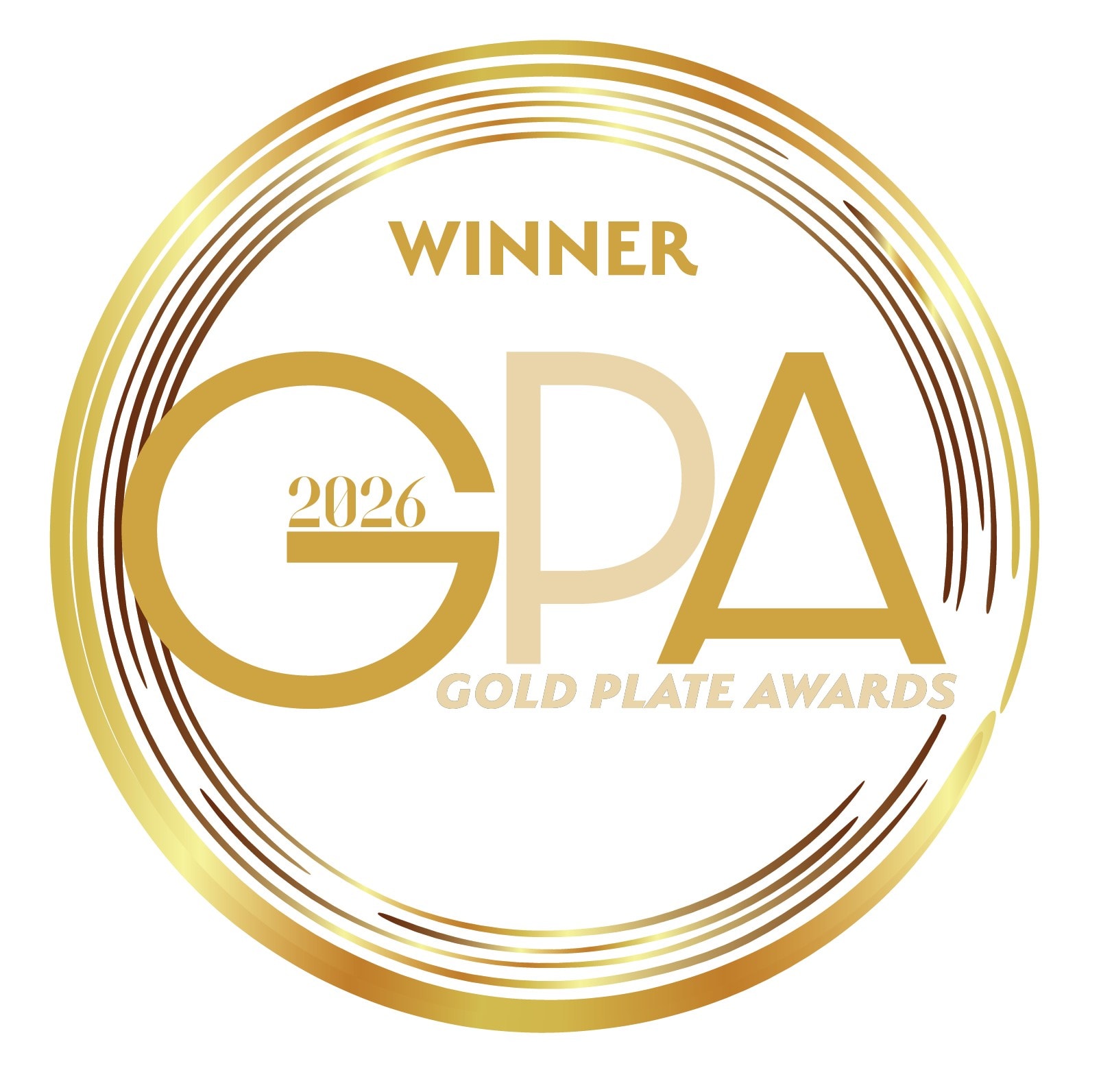 Gold Plate Awards Logo Winner 2026